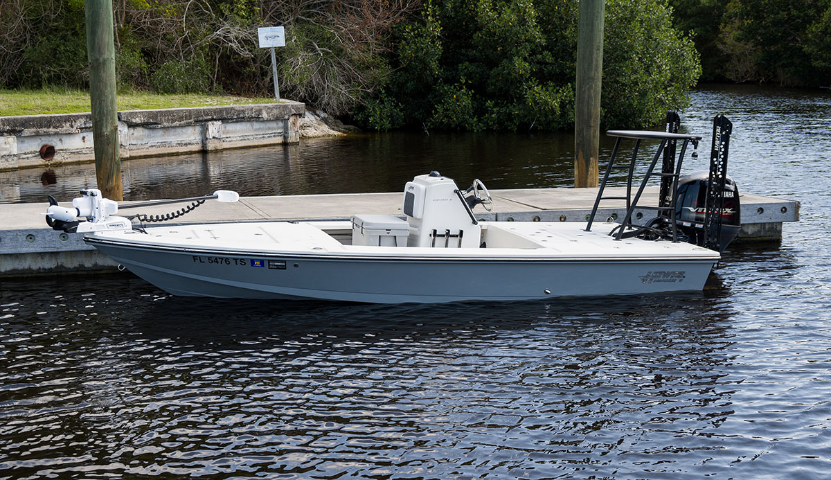 Captain Mark Bennett's 1992 Silver King 16.