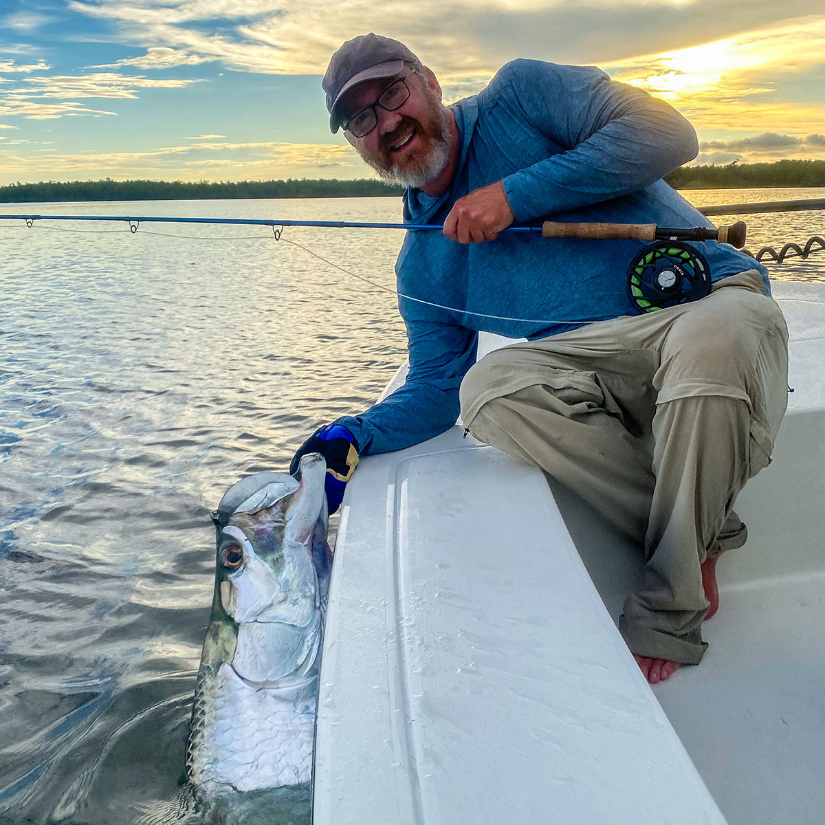 Fly fishing for tarpon in the Everglades with Captain Mark Bennett