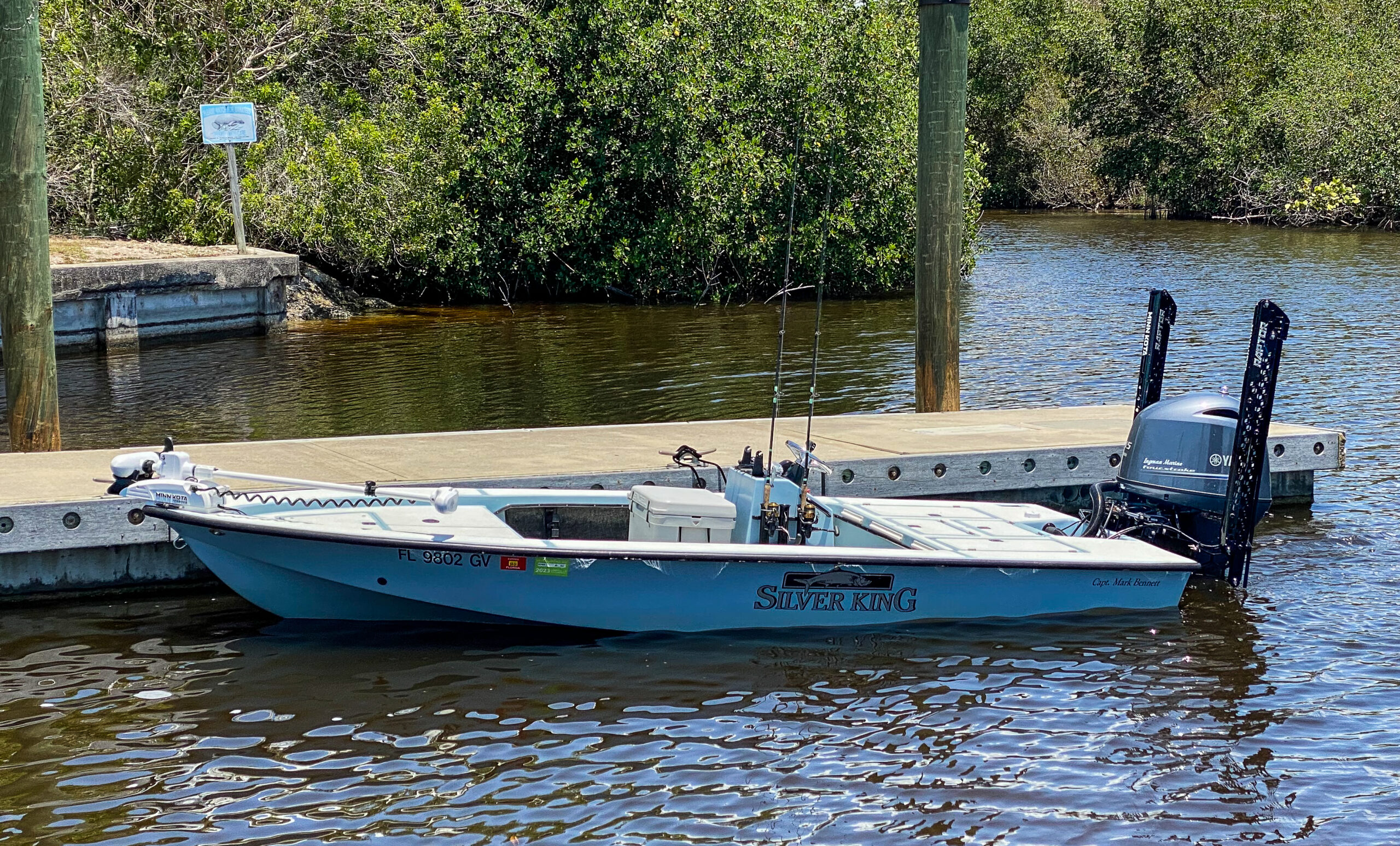 Captain Mark Bennett's 1992 Silver King 16.